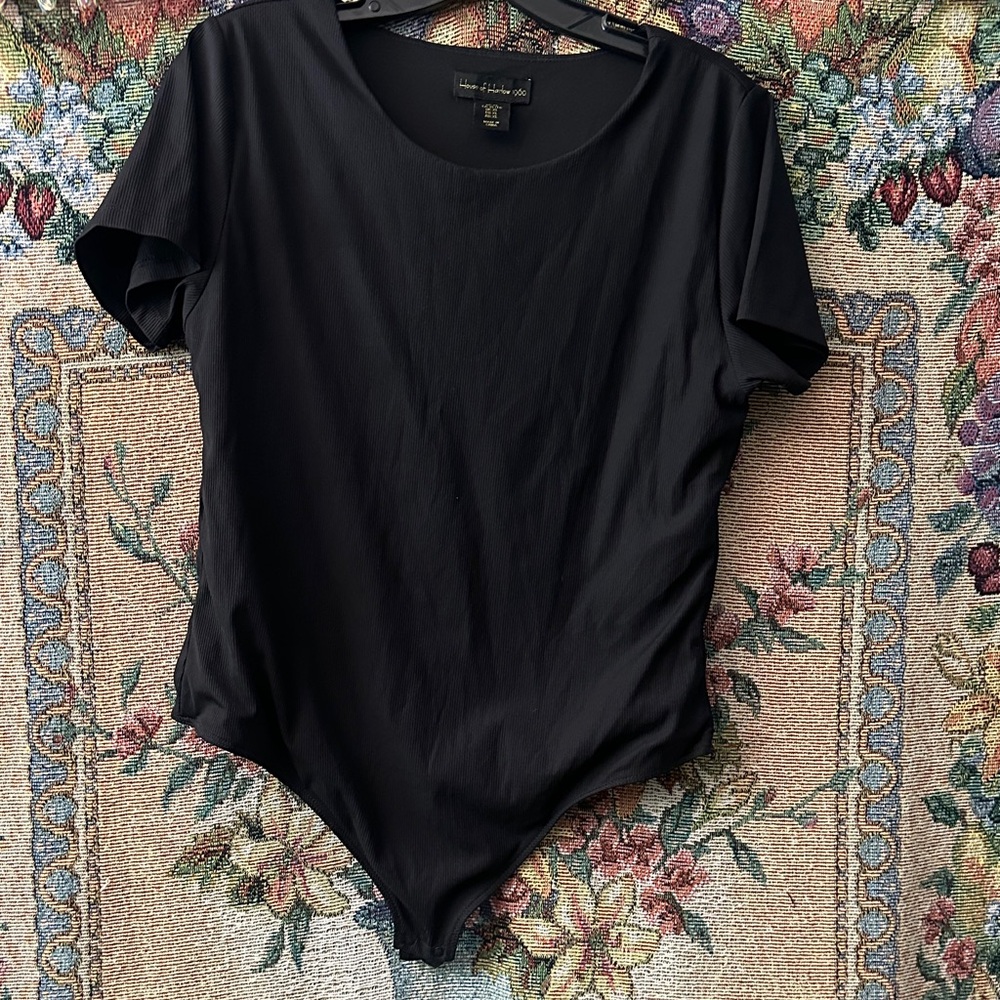House of Harlow 1960 black bodysuit